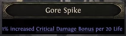 poe 2 gore spike